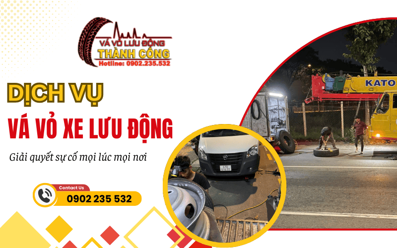 vá vỏ xe lưu động