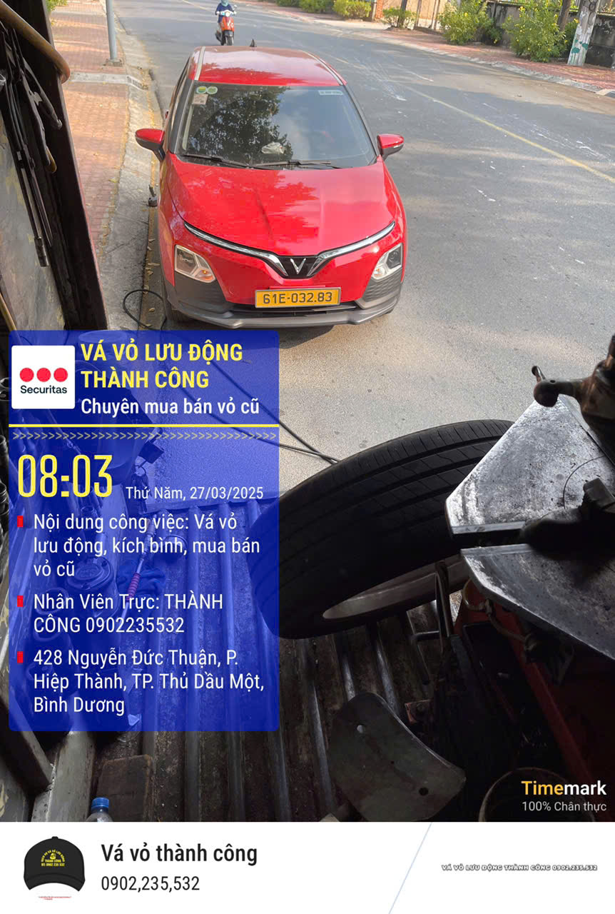 VÁ VỎ LƯU ĐỘNG 24/24 THÀNH CÔNG