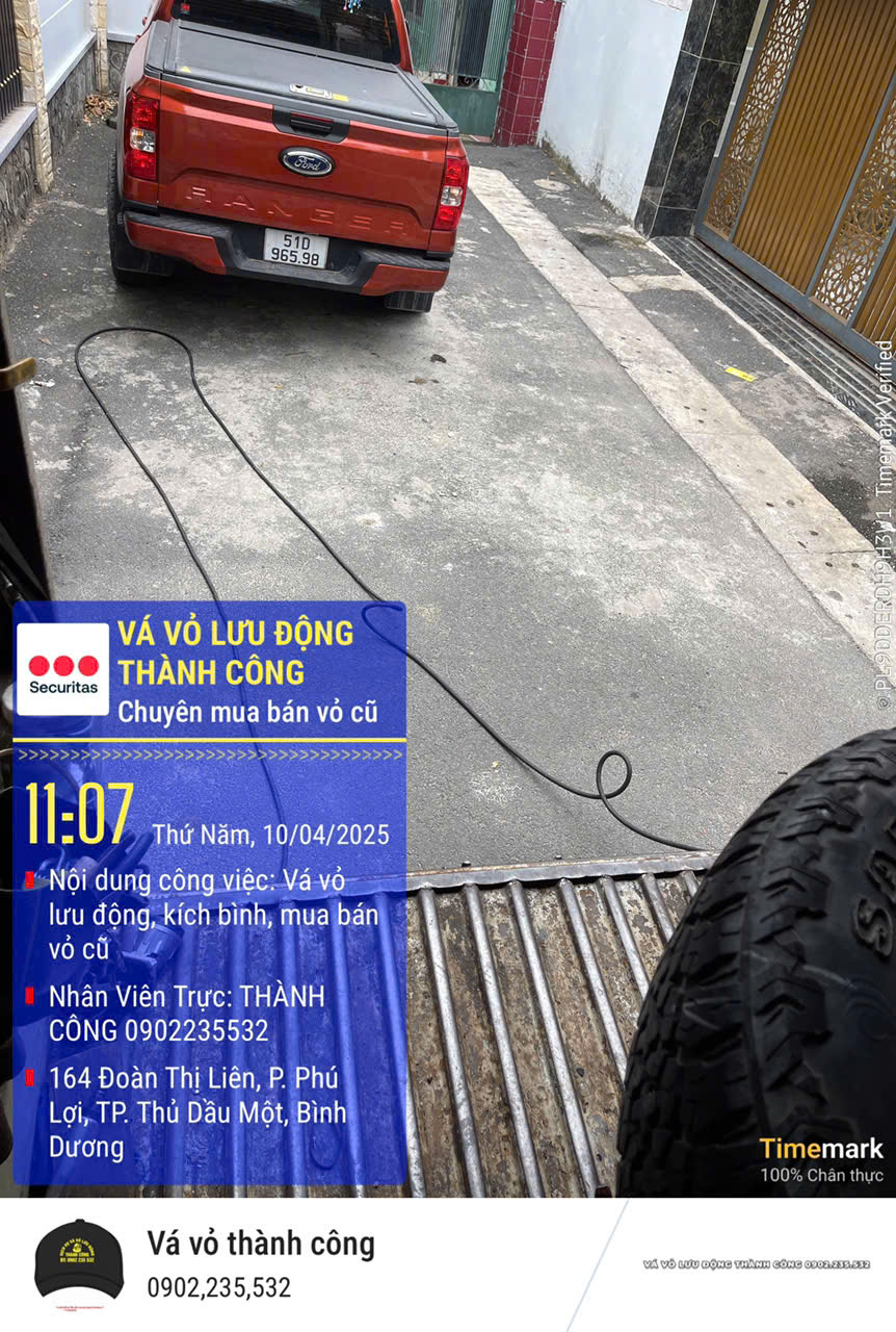 VÁ VỎ LƯU ĐỘNG 24/24 THÀNH CÔNG