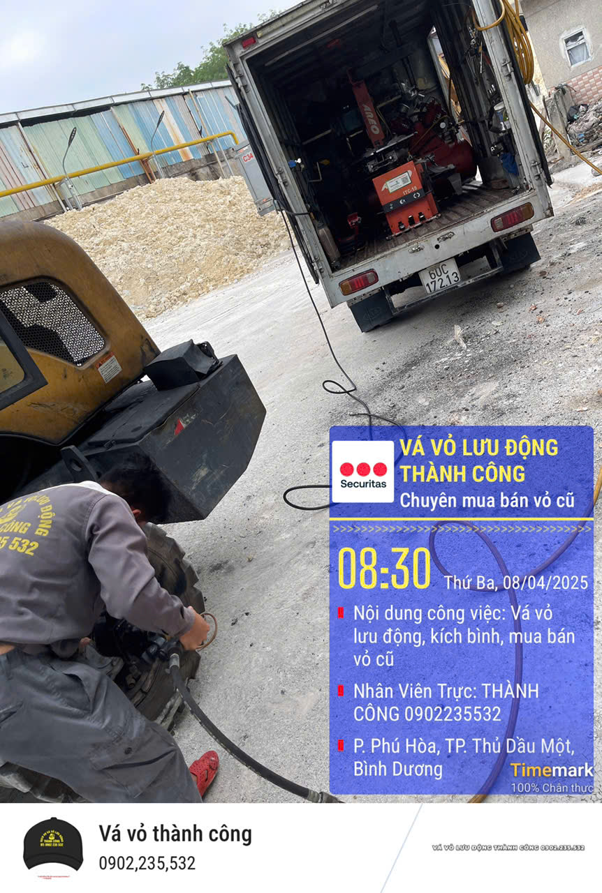 VÁ VỎ LƯU ĐỘNG 24/24 THÀNH CÔNG