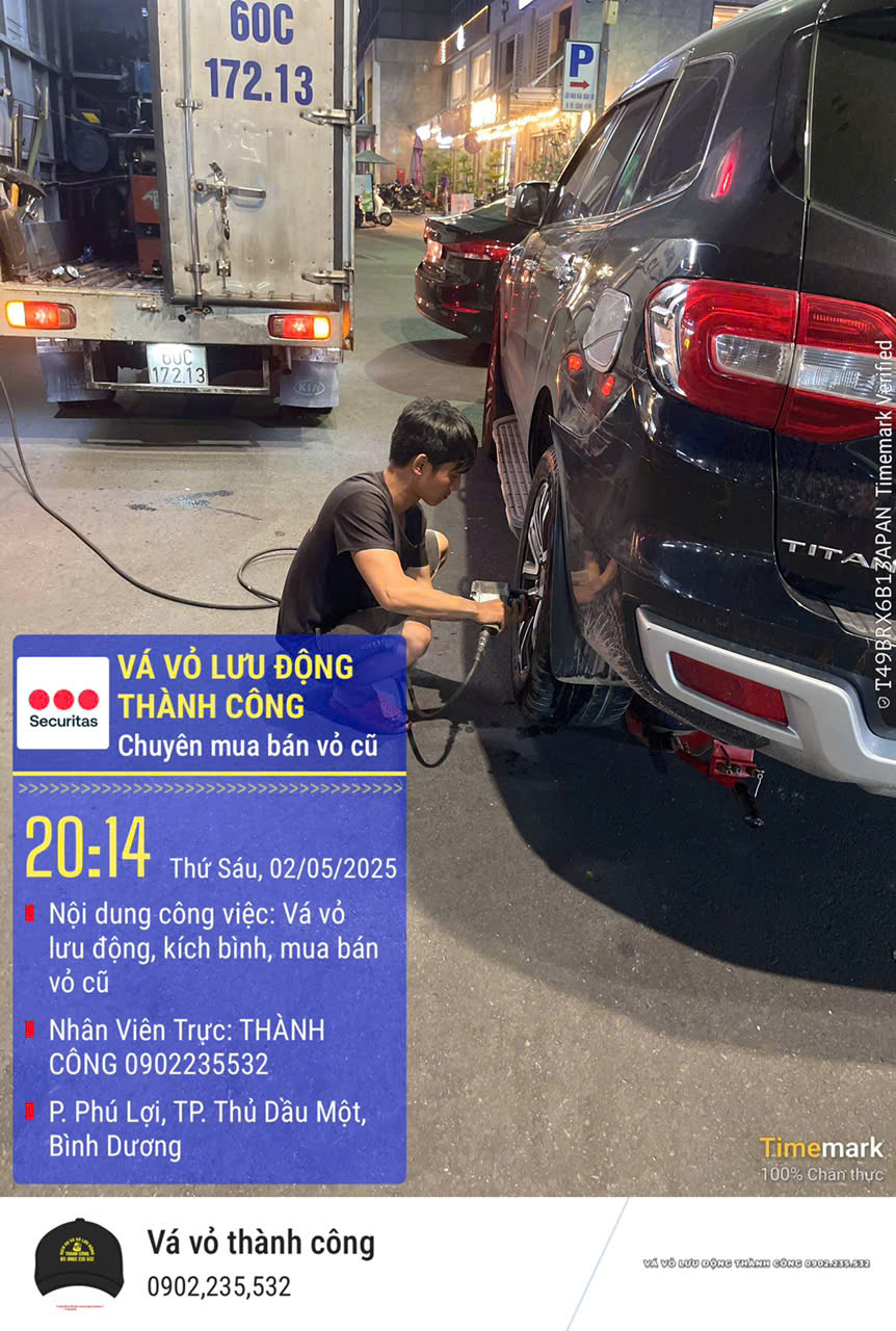 VÁ VỎ LƯU ĐỘNG 24/24 THÀNH CÔNG